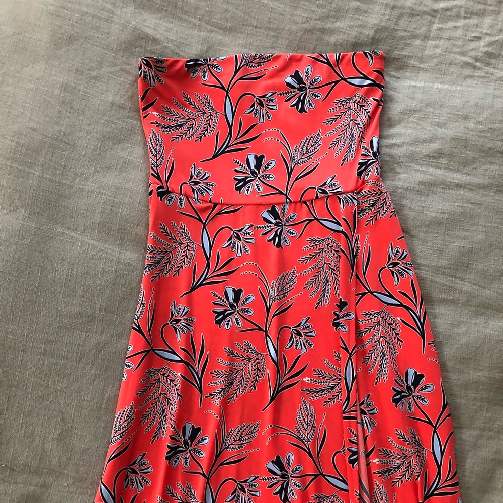Perfect Beach Strapless Maxi Dress